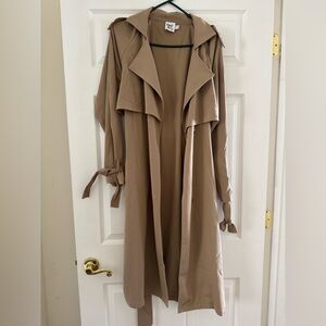 Princess Polly Cassie Tan Trench Coat